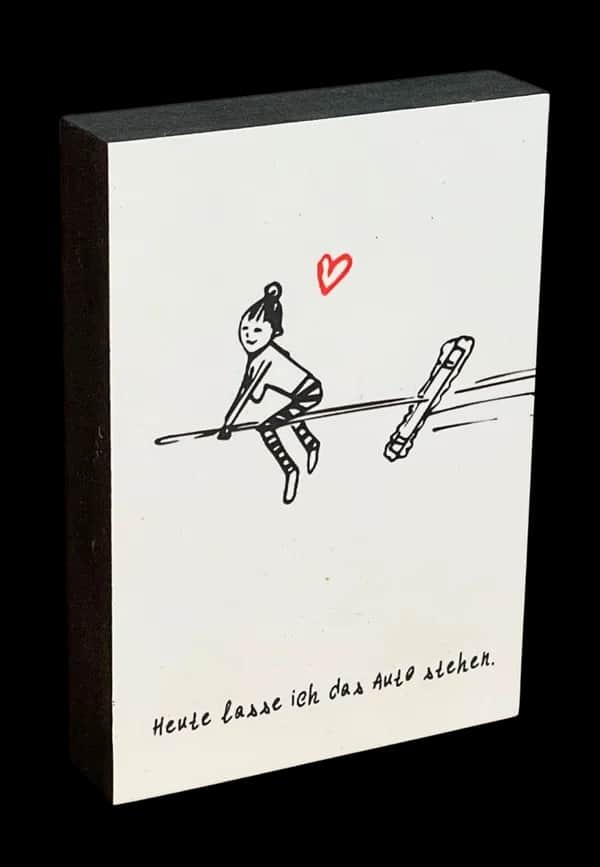Sechs Motive der Serie Von ganzem Herzen mit Illustationen von Frauke Leifeld-Janßen