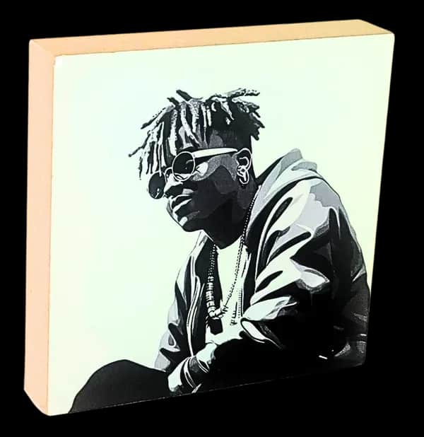 Famous Dead Singers Holzbild Juice Wrld
