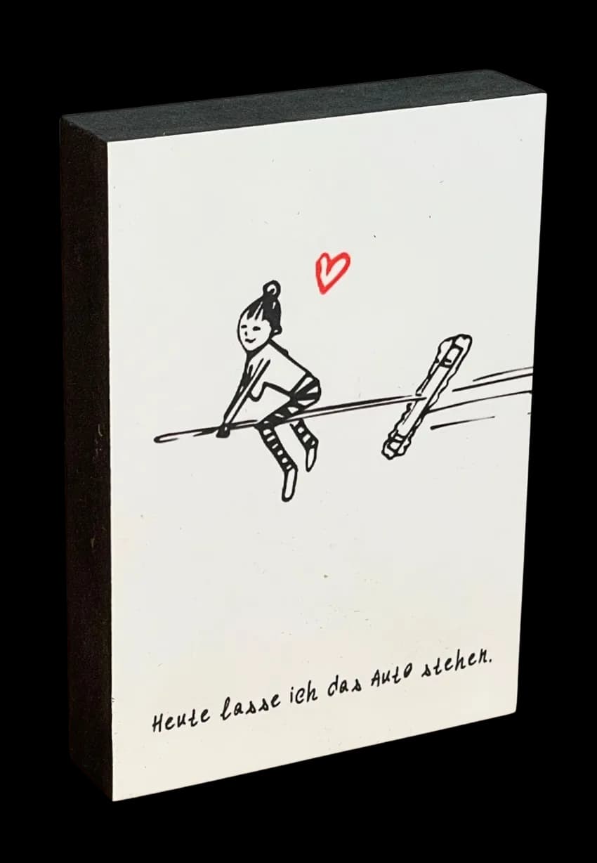 Sechs Motive der Serie Von ganzem Herzen mit Illustationen von Frauke Leifeld-Janßen