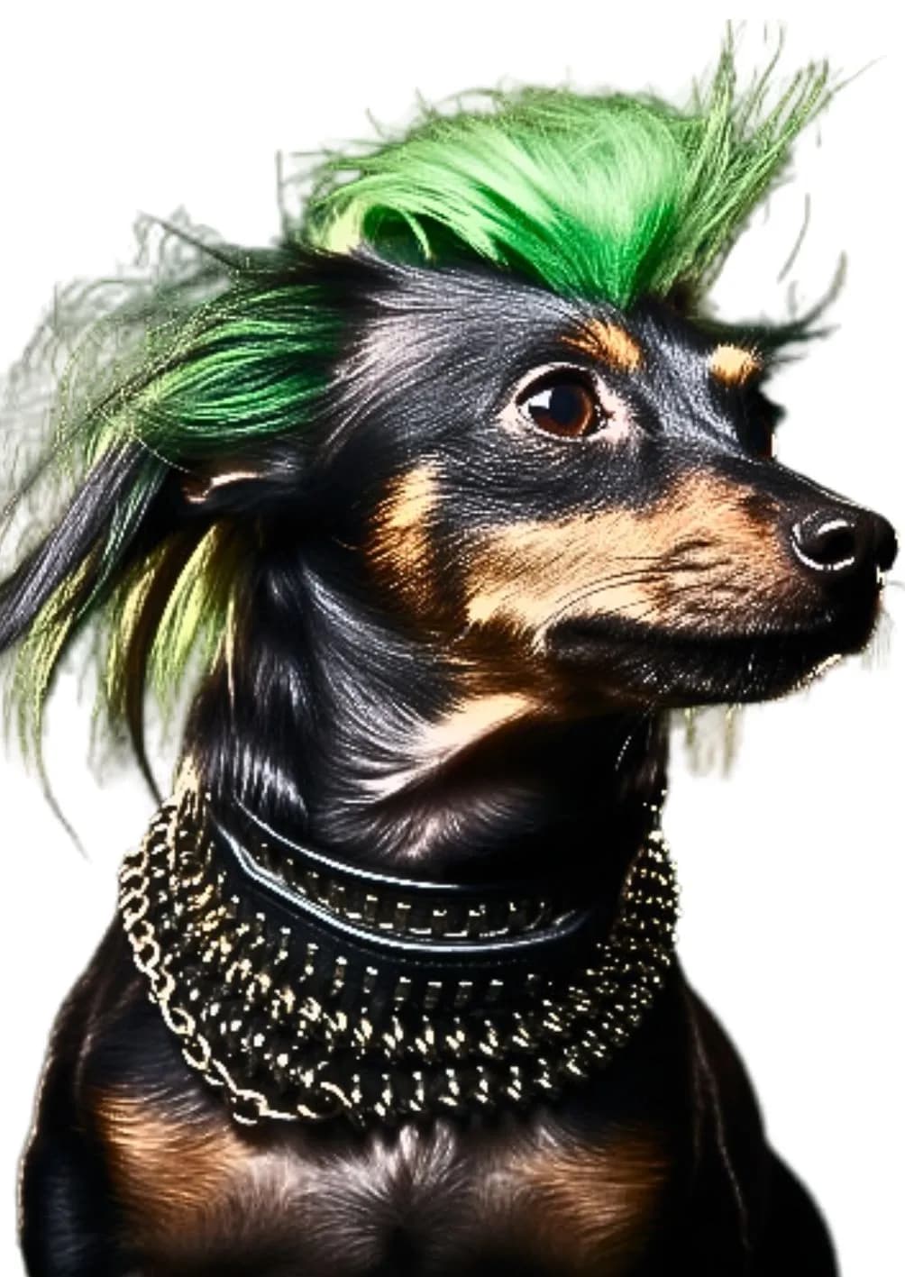 Crazy Dogs Holzbild Alwin