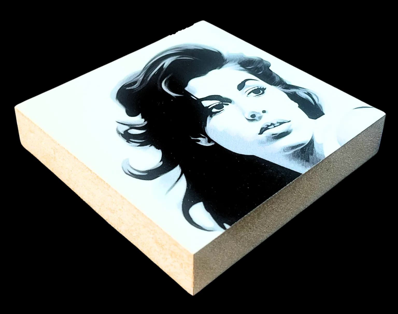 Famous Dead Singers Holzbild Amy Winehouse