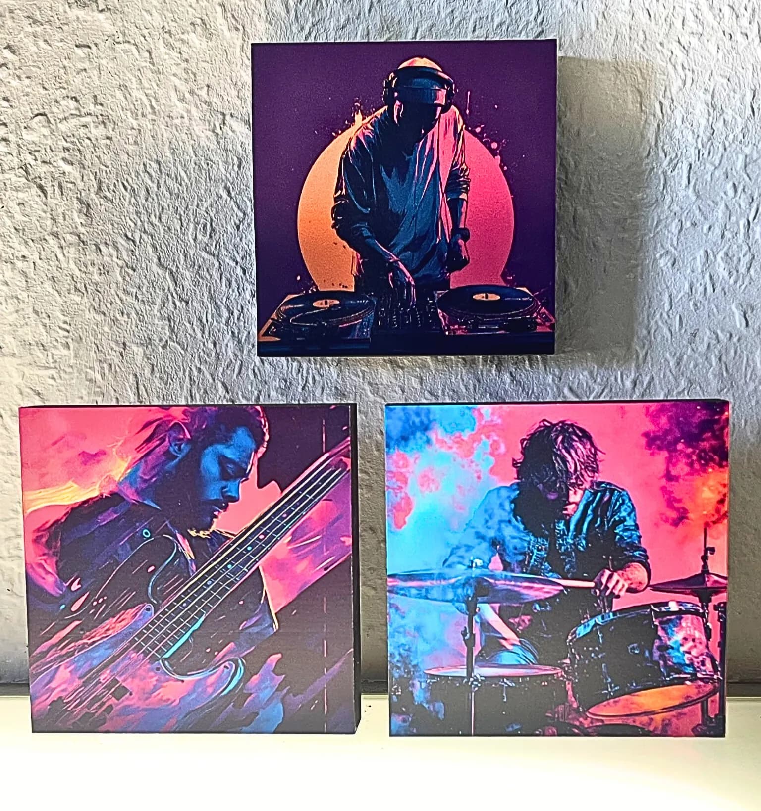 Festival Holzbild DJ