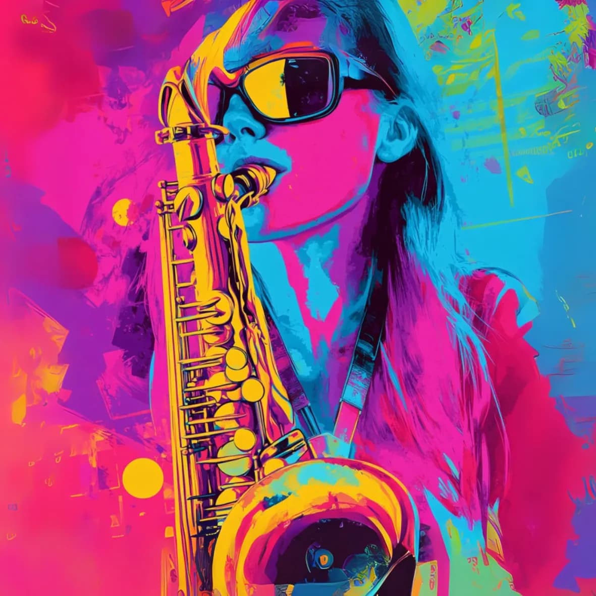 Festival Holzbild Sax