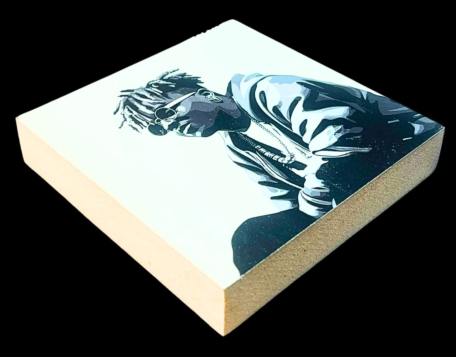 Famous Dead Singers Holzbild Juice Wrld