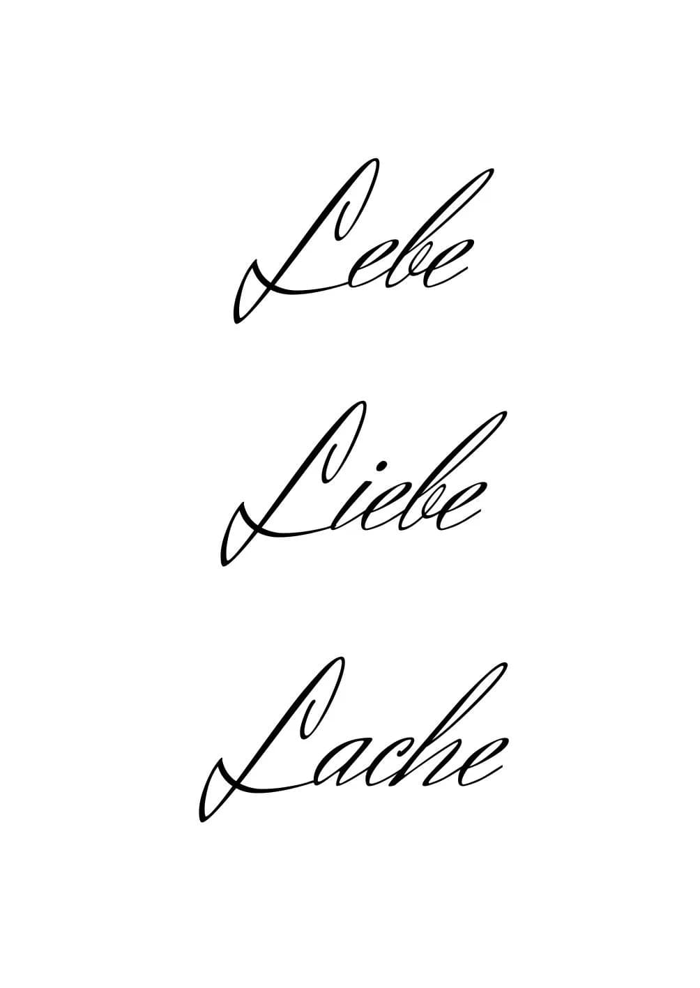 Mental Wellness Holzbild "Lebe. Liebe. Lache"