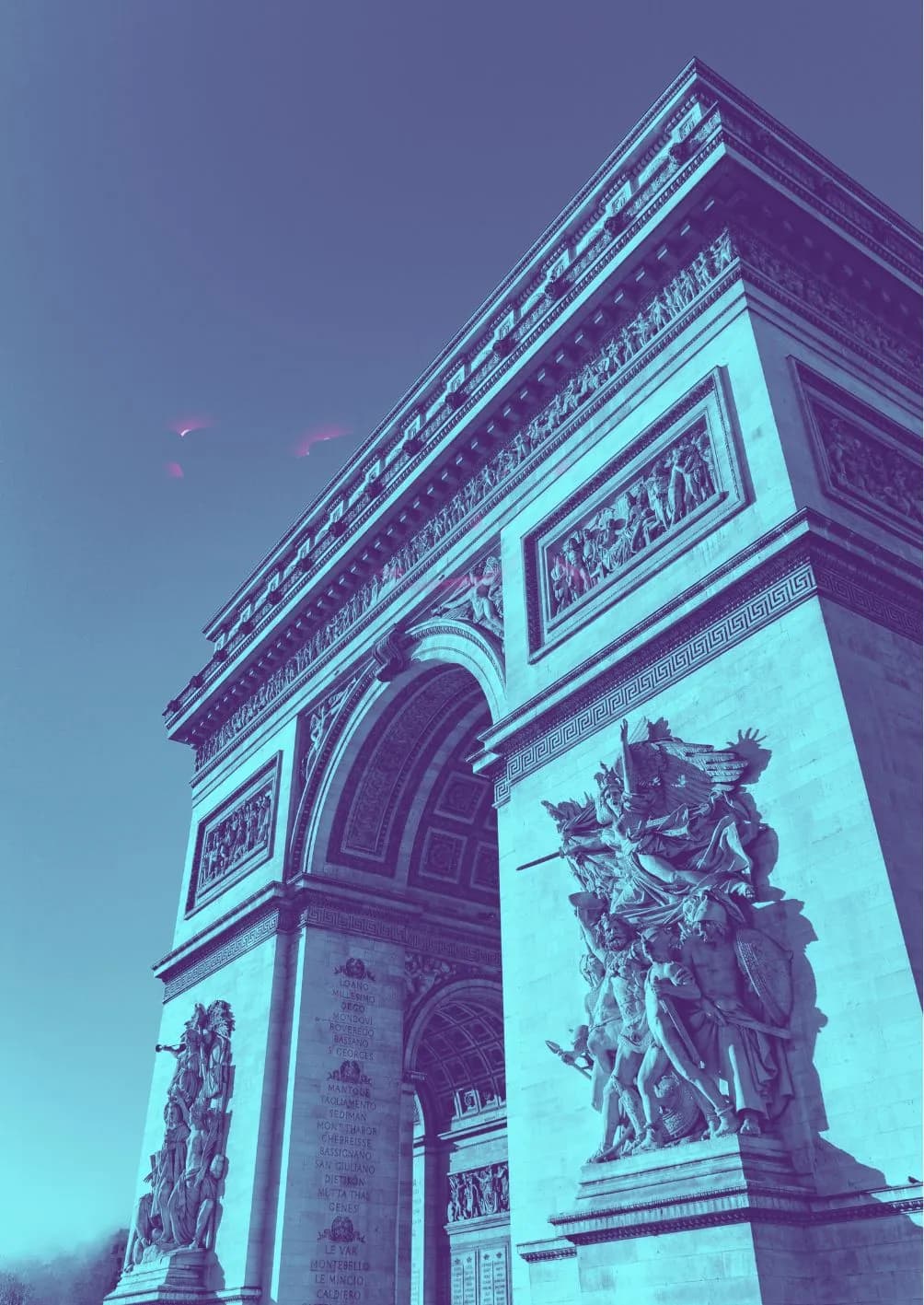 Sights Holzbild Arc de Triomphe