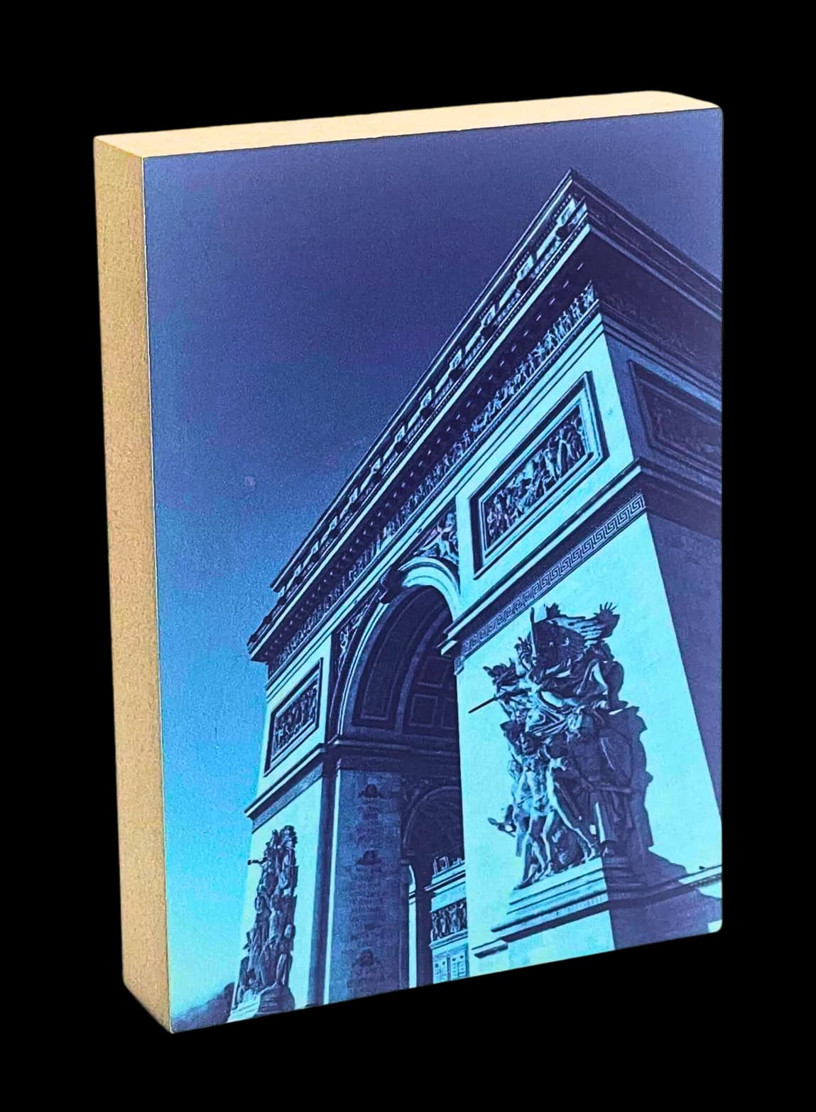 Sights Holzbild Arc de Triomphe