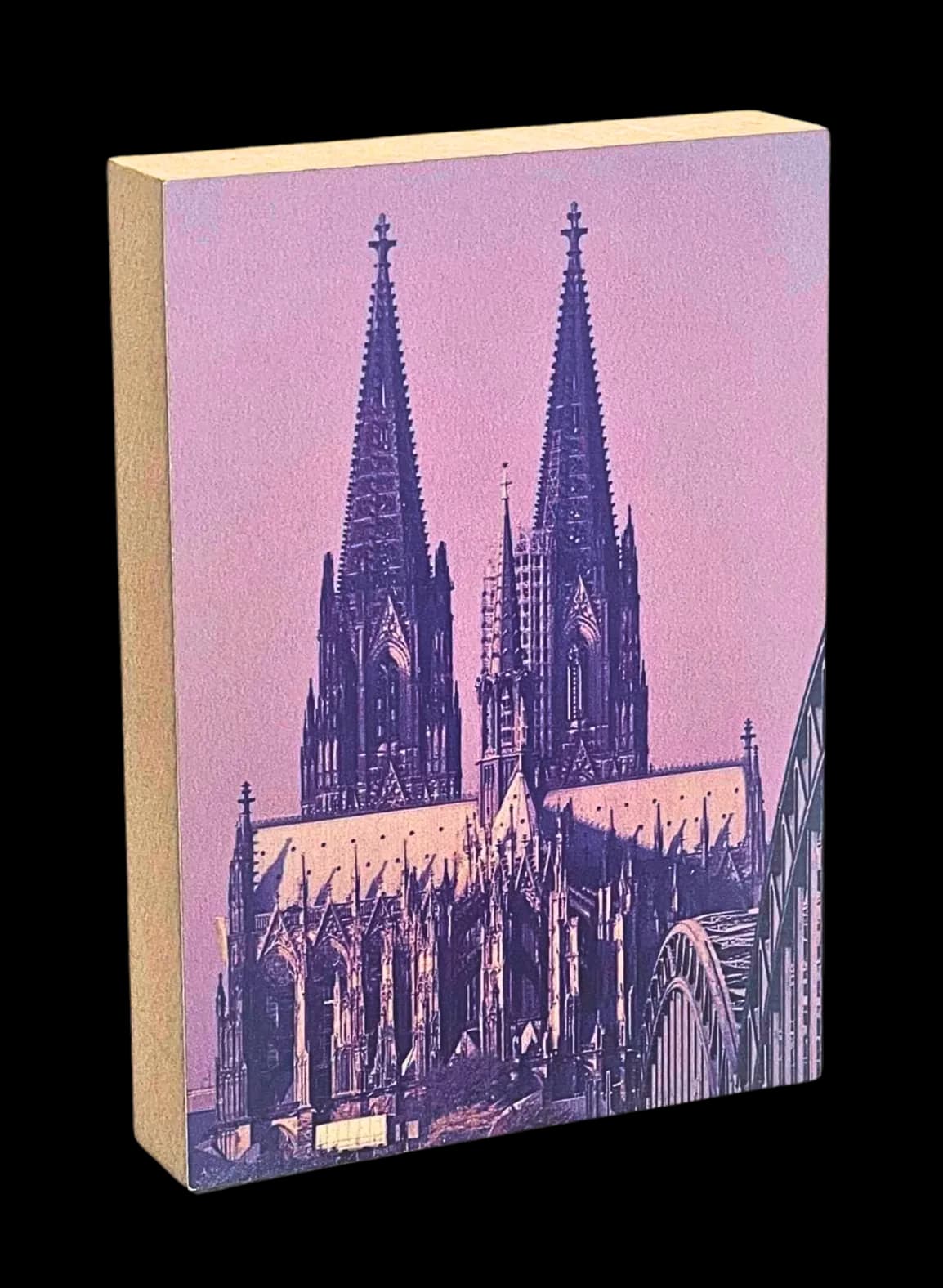 Sights Holzbild Kölner Dom