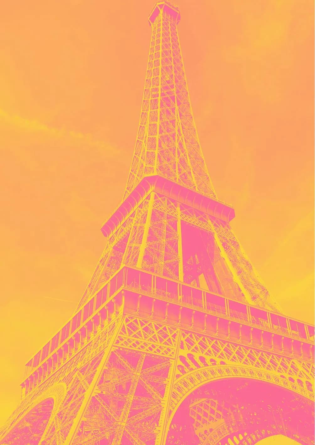 Sights Holzbild La Tour Eiffel