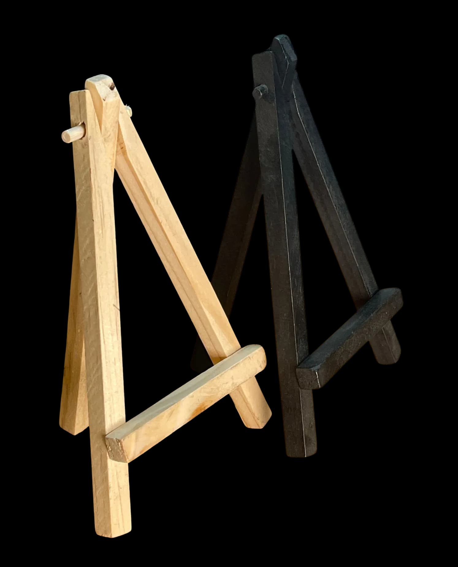 Kleine Staffelei - natur oder schwarz